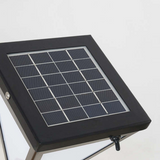 Orr Modern Design LED Außenlampe Metall Acryl Schwarz Außen