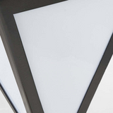 Orr Modern Design LED Außenlampe Metall Acryl Schwarz Außen