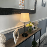 LED Retro Fabric Cordless Tischlampe