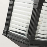 Antike Glas-Wandleuchte für draußen