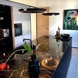 Moderne kreisförmige LED-Pendelleuchte