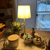 LED Retro Fabric Cordless Tischlampe