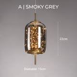 Essence | Exquisites braunes Glas Pendelleuchte