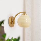Art Deco Weinlese Wandlampe
