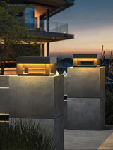 Schwarzes Feld für Außenleuchten