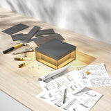 Schwarzes Feld für Außenleuchten