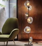 Glass Mesh Petals Stehleuchte