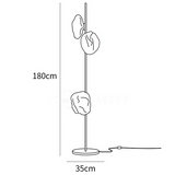 Glass Mesh Petals Stehleuchte