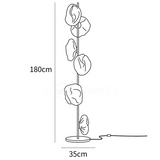 Glass Mesh Petals Stehleuchte