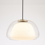 Moderne Milk Glass Jelly Pendelleuchte
