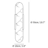Melange Langgestreckte Alabaster Wandleuchte