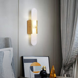 Melange Langgestreckte Alabaster Wandleuchte