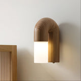 Arcus Holz Wandleuchte