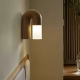 Arcus Holz Wandleuchte