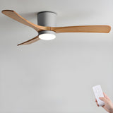 Deckenventilator aus Holz Licht