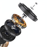 Deckenventilator aus Holz Licht