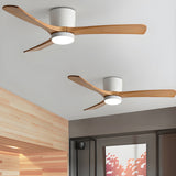 Deckenventilator aus Holz Licht