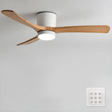 Deckenventilator aus Holz Licht