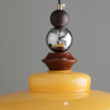 Mittelalterlicher Stil Glas Beige Esszimmer Pendelleuchte