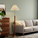 Moderne Stehlampe aus Reispapier