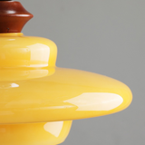 Mittelalterlicher Stil Glas Beige Esszimmer Pendelleuchte