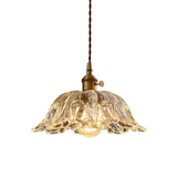 Glasblume Pendelleuchte