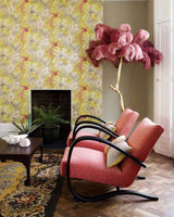 Straußenfeder Stehlampe aus Messing