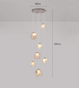 Moderner Treppenkronleuchter