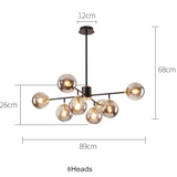 Nordischer Stil Glas-Kronleuchter