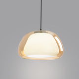 Moderne Milk Glass Jelly Pendelleuchte