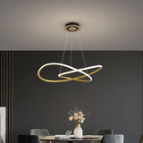 Minimalistische Gouden Cirkel Hanglamp LED Plafondlamp