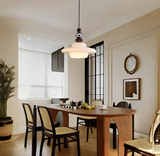 Mittelalterlicher Stil Glas Beige Esszimmer Pendelleuchte