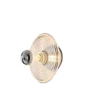 Vintage LED-Glas-Wandleuchter