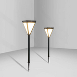 Orr Modern Design LED Außenlampe Metall Acryl Schwarz Außen