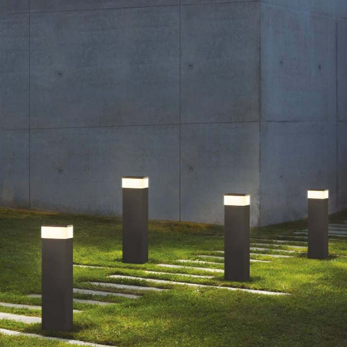 Orr Industrie Design LED Außenlampe Rechteckig Metall Außen