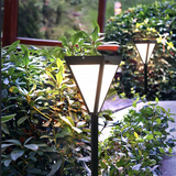Orr Modern Design LED Außenlampe Metall Acryl Schwarz Außen