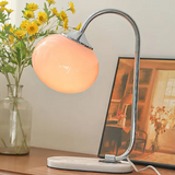 Marshmallow Metall Glas Tischlampe