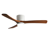 Deckenventilator aus Holz Licht