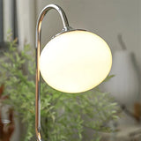 Marshmallow Metall Glas Tischlampe