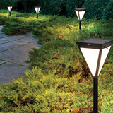 Orr Modern Design LED Außenlampe Metall Acryl Schwarz Außen