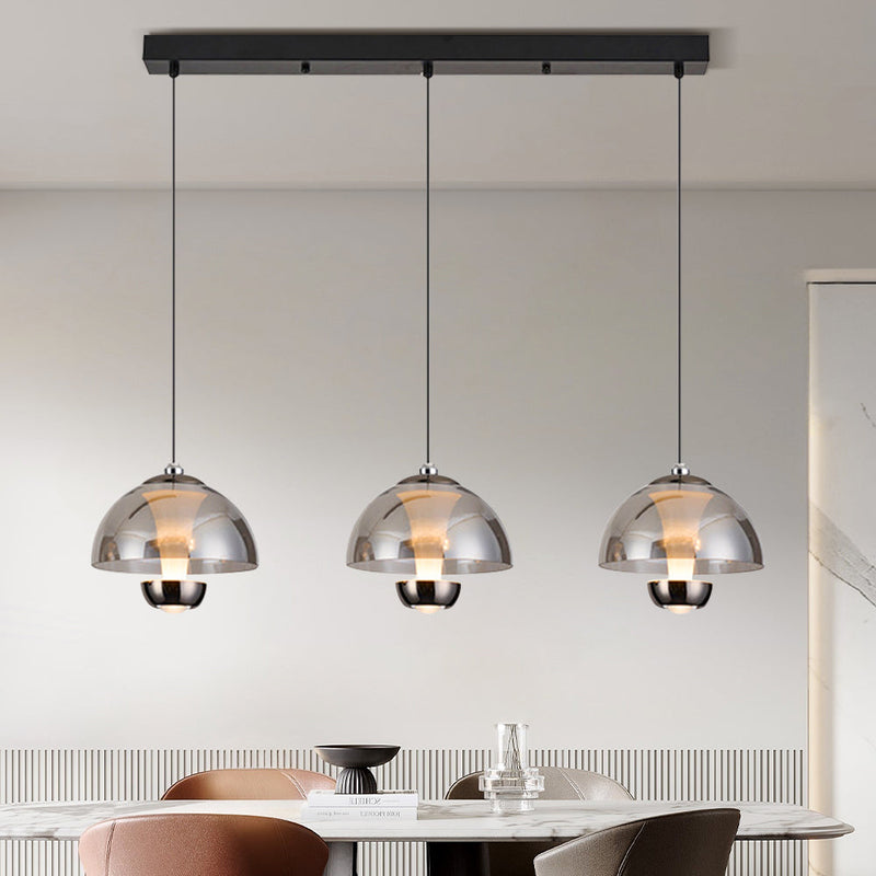 3 Köpfe Nordic-Kitchen-Hängeleuchte
