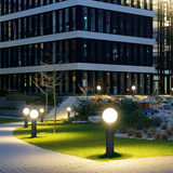 Pena Modern Design LED Außenlampe Metall Schwarz Garten Außen