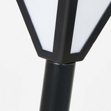 Orr Modern Design LED Außenlampe Metall Acryl Schwarz Außen