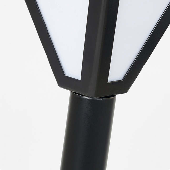 Orr Modern Design LED Außenlampe Metall Acryl Schwarz Außen