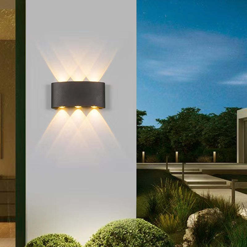 Wasserdichte Aluminium LED-Wandleuchte für den Außenbereich Mauerpfeffer
