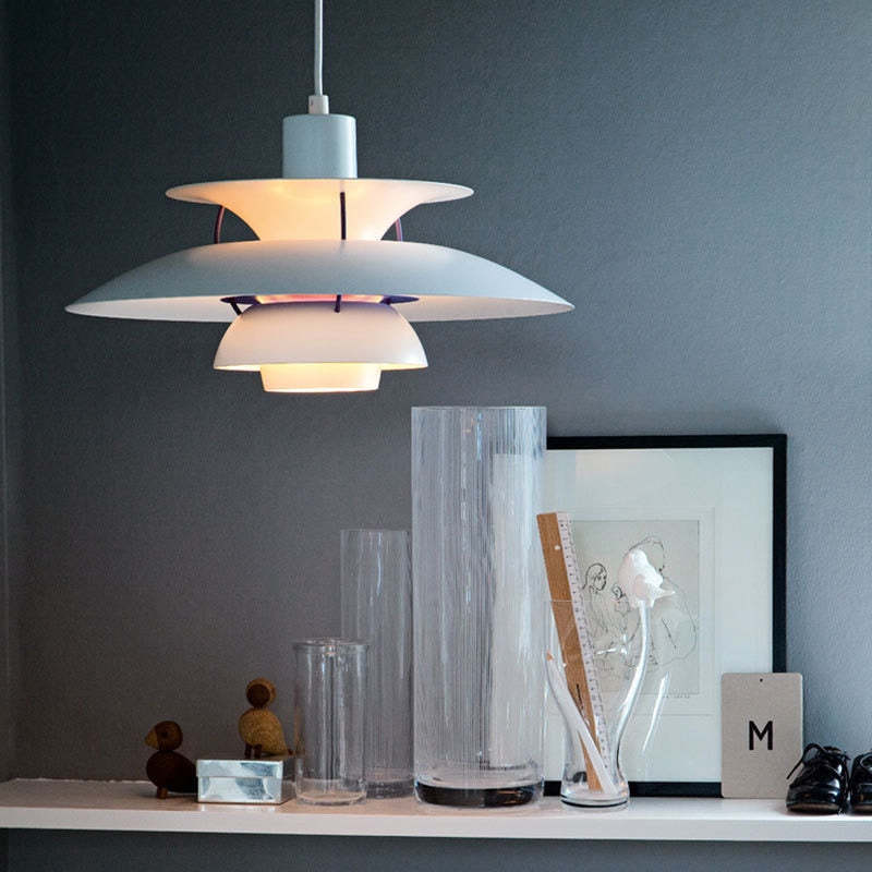 Morandi Moderne LED-Hängelampe mit Schirm