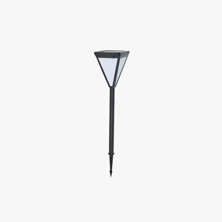 Orr Modern Design LED Außenlampe Metall Acryl Schwarz Außen