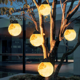 Elif Modern LED Außenlampe Pendelleuchte Gold Metall Harz Halle Außen