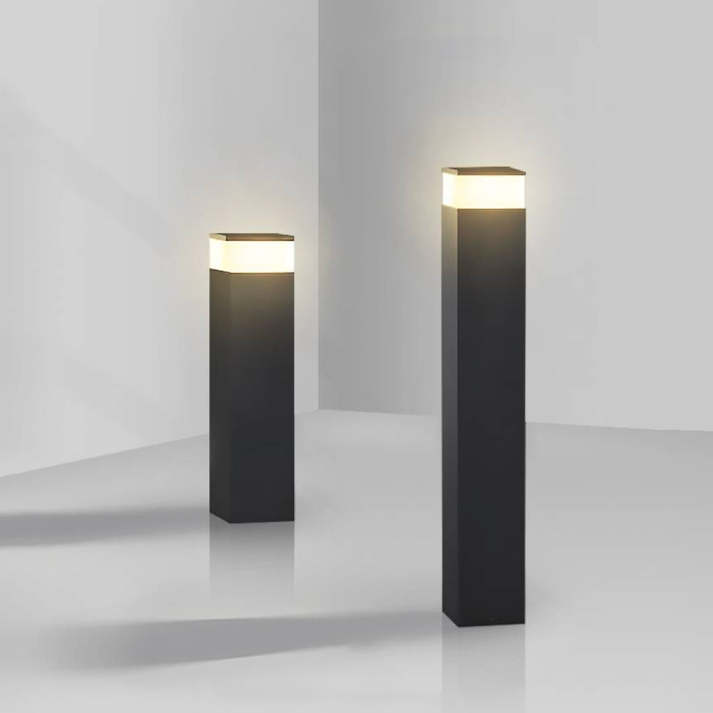Orr Industrie Design LED Außenlampe Rechteckig Metall Außen