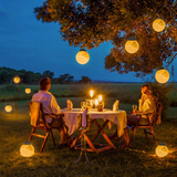 Elif Modern LED Außenlampe Pendelleuchte Gold Metall Harz Halle Außen